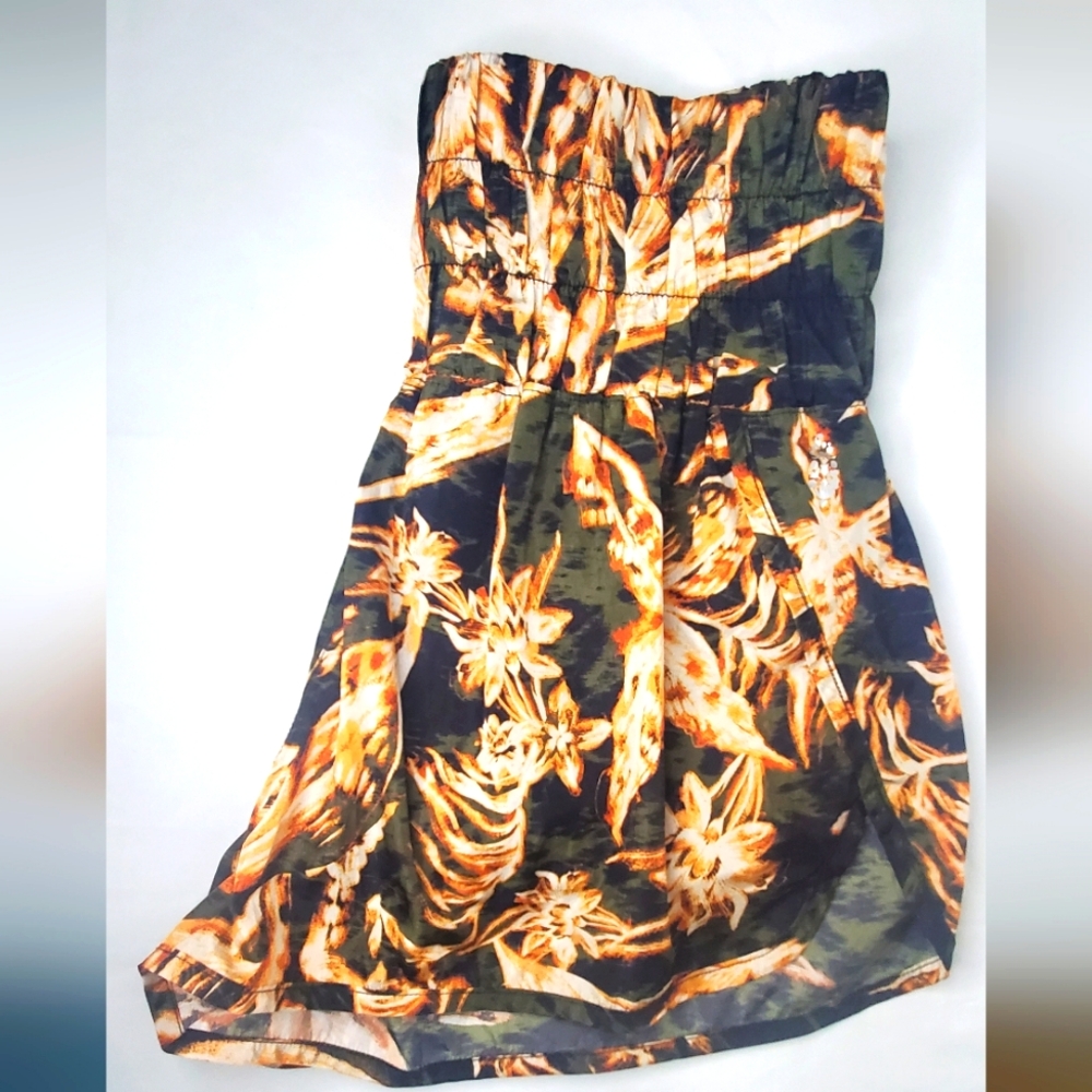 FREE PEOPLE-size S/L -FP Movement Tropical The Way Home Green/Orange Shorts